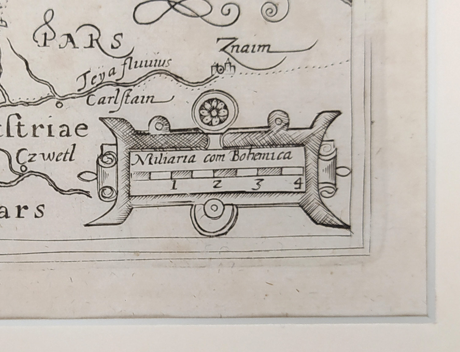 Čechy – Johannes Matalius Metellus, původní mědiryt, 1598
