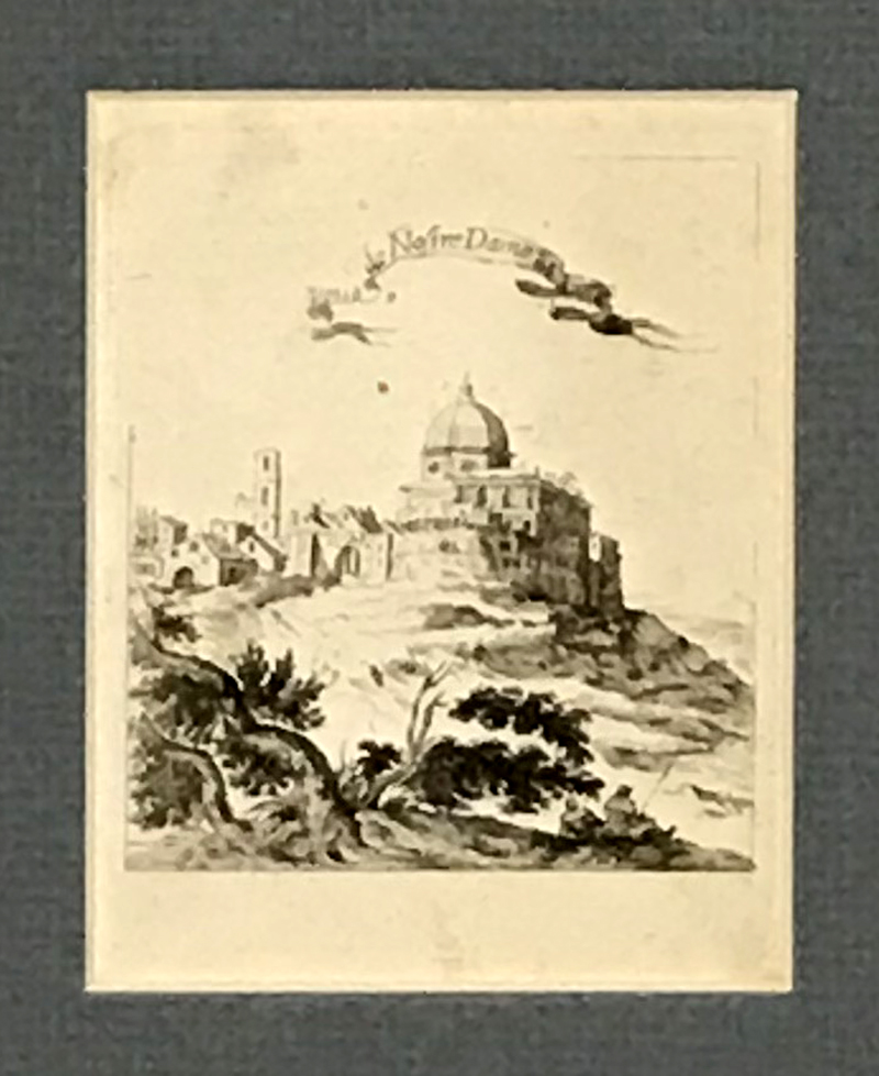 Římské památky – Israel Silvestre, 5 původních leptů, 1640–1656