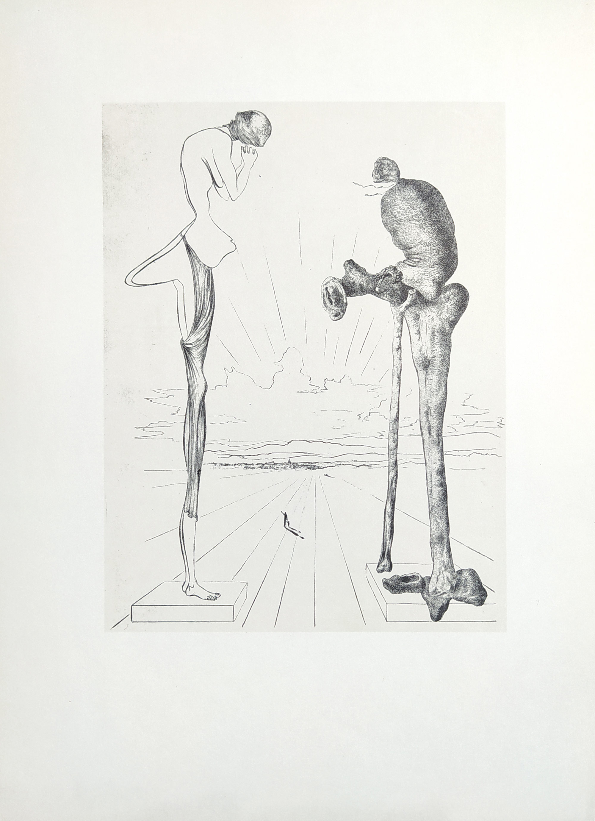Dalí Salvador – Katalog k výstavě v Galerii D v Praze, 40 faksimilií + plakát A1, 1967