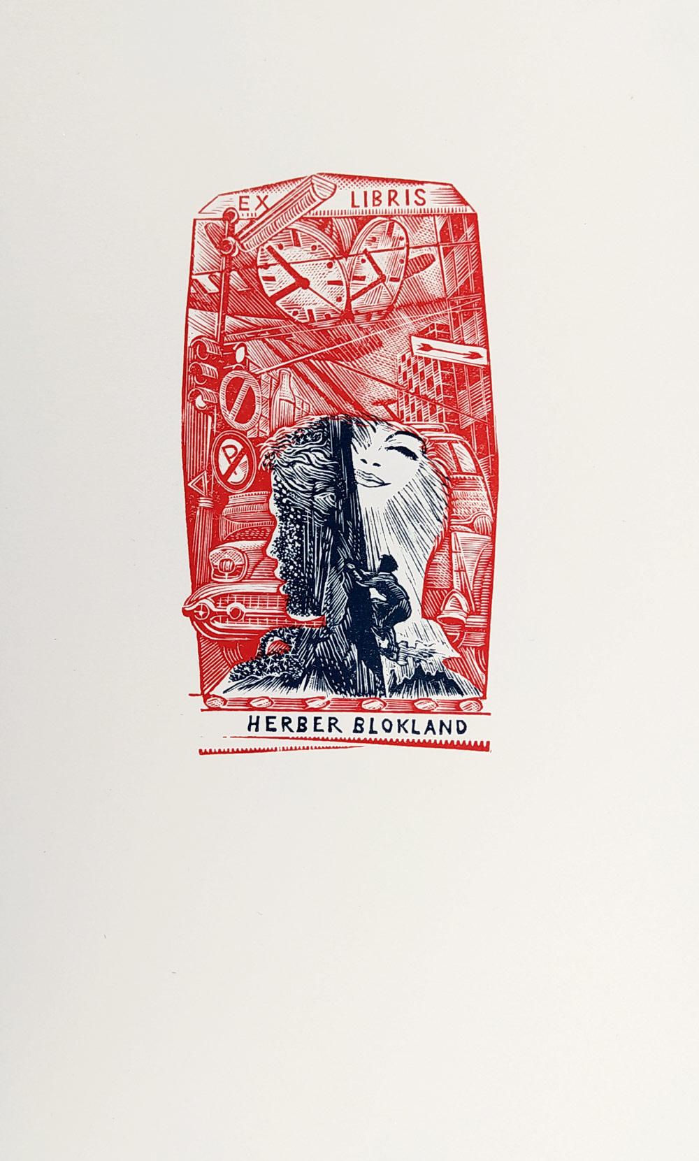 Lukavský Jaroslav – Exotická Ex libris, 10 Ex libris, 1957