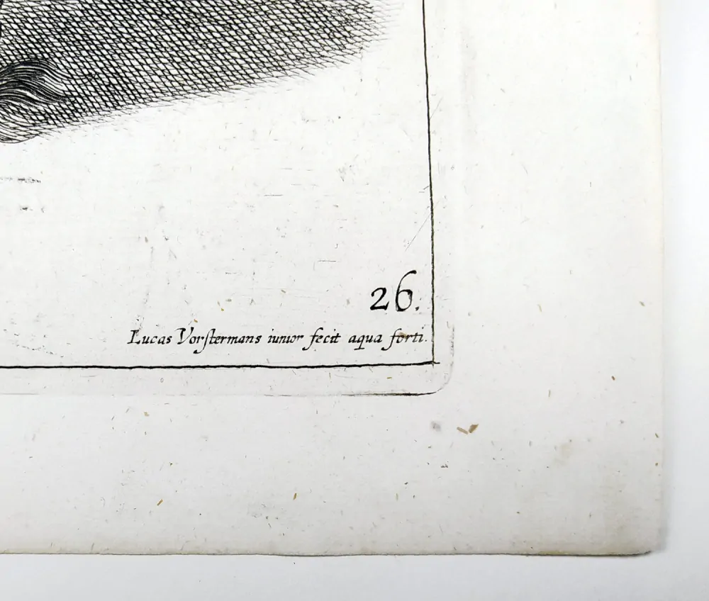 Vorsterman Lucas – Diepenbeke Abraham, Anglická jezdecká škola, předleptaný mědiryt, 1658