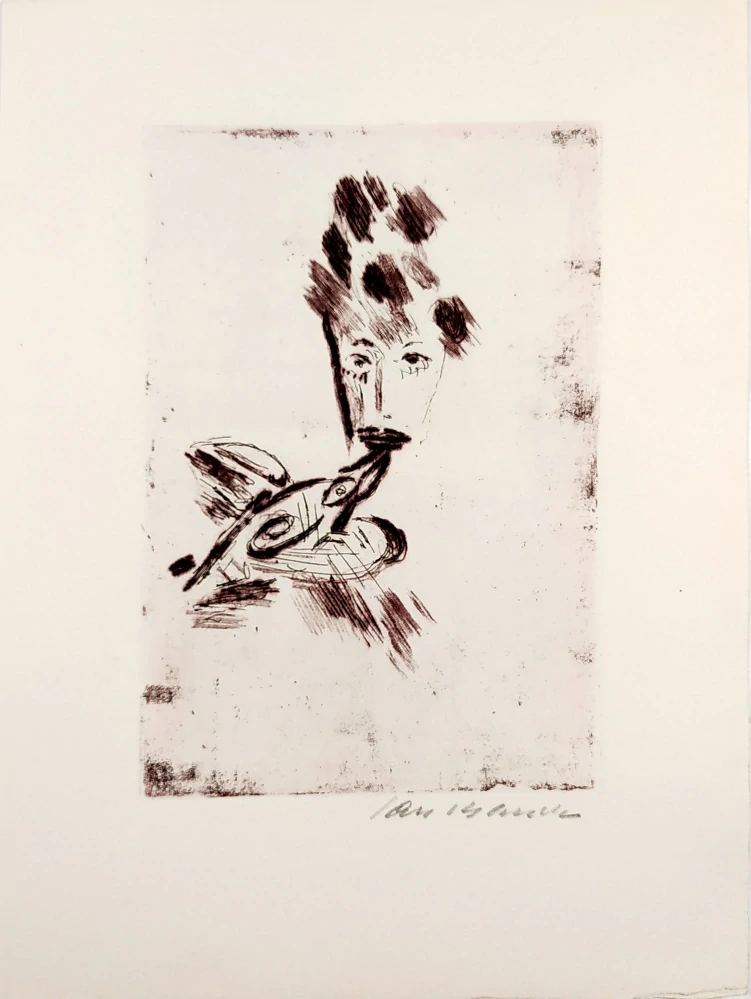 Bauch Jan – Kamil Bednář, Píseň pro dva hlasy, 5 leptů Jan Bauch, 1974