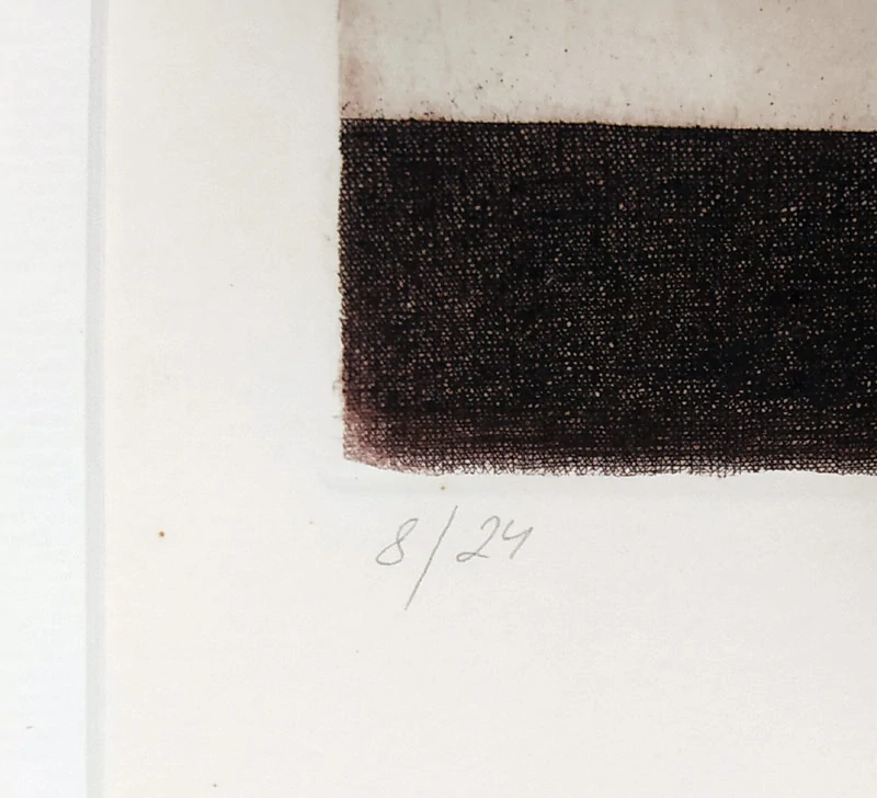 Čápová Hana – Milujeme zvířátka!, barevný lept, č. 8/24, 1982