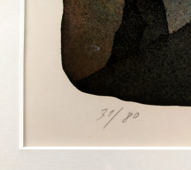 Born Adolf – Hommage a Emil Holub, původní barevná litografie, č. 32/80, nedatováno