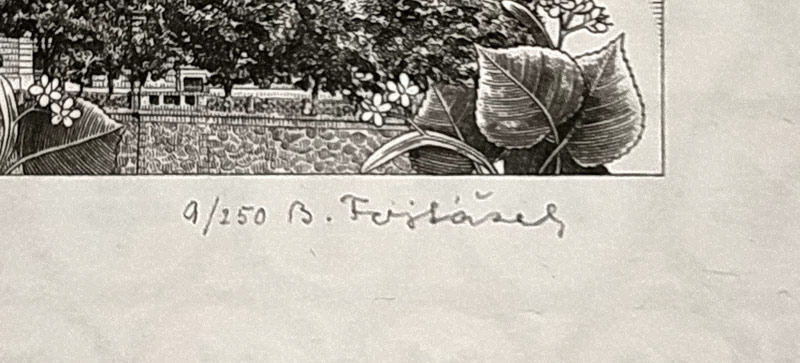 Mráček Jan, Fojtášek Bedřich, Švabinský Max – dva návrhy na bankovku 5000 Kčs, 1. 11. 1945, hlubotisk, 1984