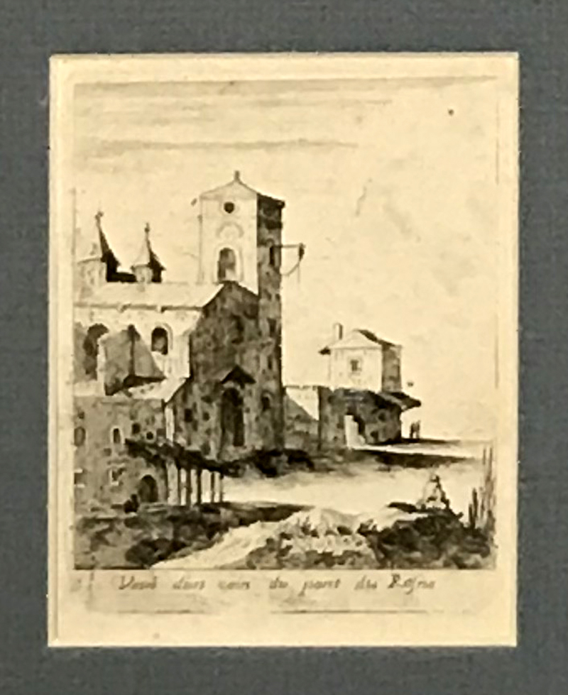 Římské památky – Israel Silvestre, 5 původních leptů, 1640–1656