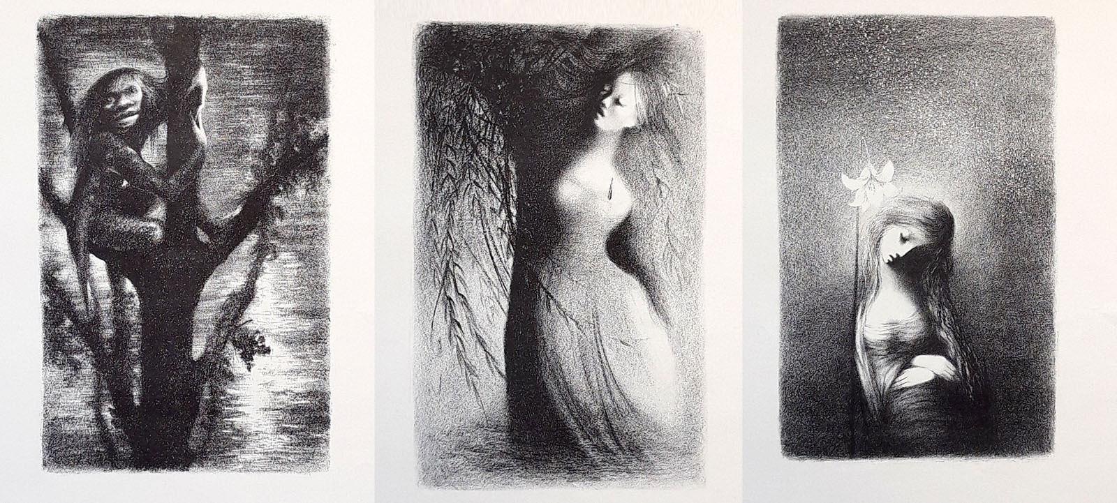 Jiřincová Ludmila – Kytice, 14 původních litografií, 1951