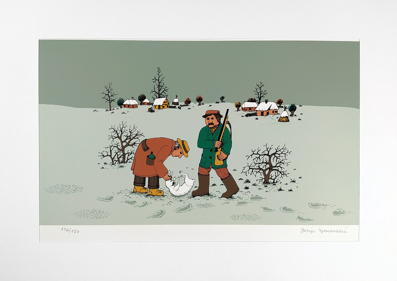 Generalic Josip – Moja Podravina, 6 serigrafií, ex. č. 136/150, 1980