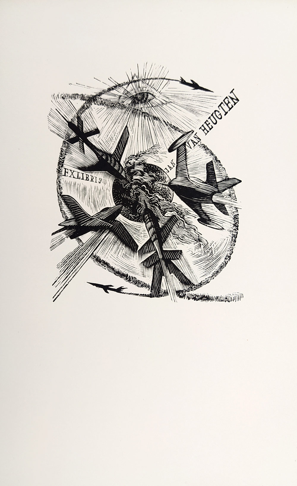 Lukavský Jaroslav – Exotická Ex libris, 10 Ex libris, 1957