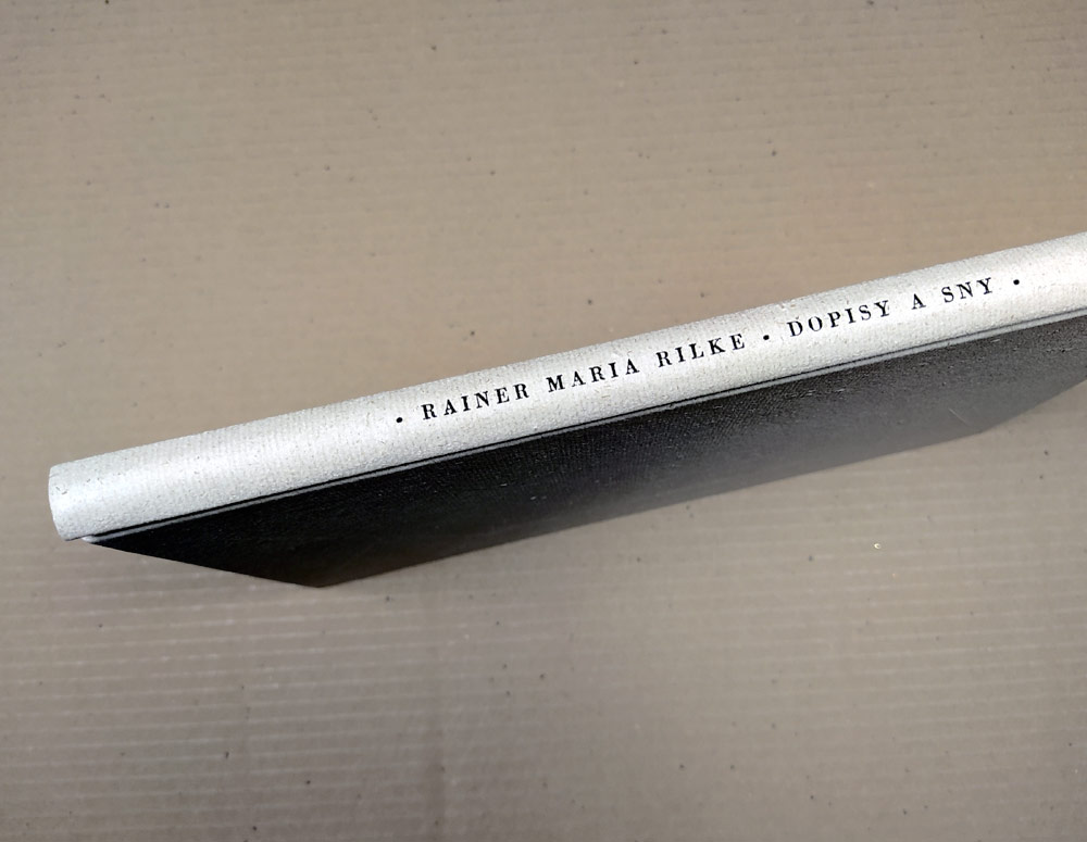 Rilke Rainer Maria – Dopisy a sny, Aulos, 1994, čtyři barevné lepty: Adriena Šimotová