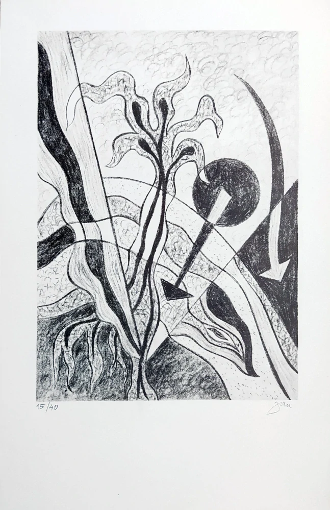 Jandejsek Vladimír – Konvolut dvou litografií a kolorované kresby, 1993–1998