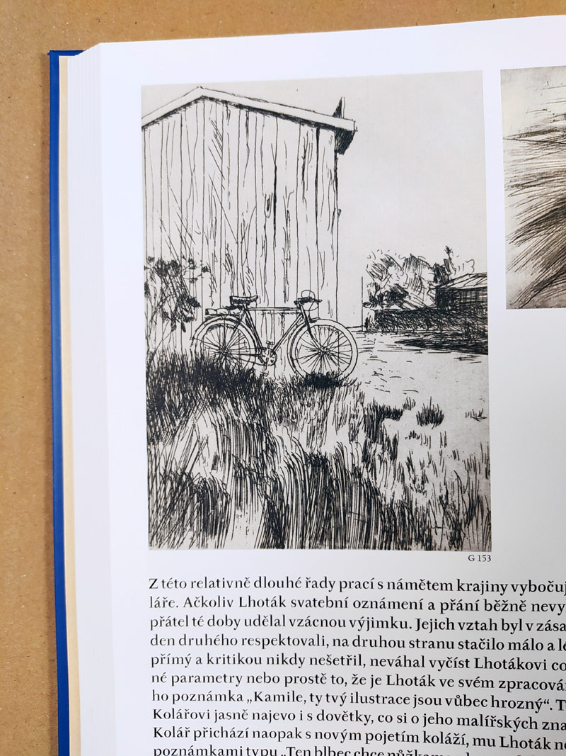 Lhoták Kamil – Kolo u budky, původní lept, G 153 (str. 140), 1949