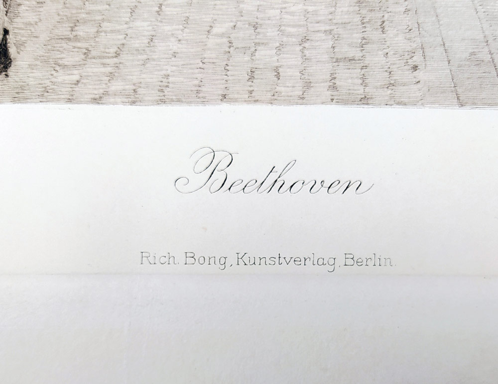 Beethoven – Balestrieri Lionello, Leo Arndt, původní lept, ca 1900