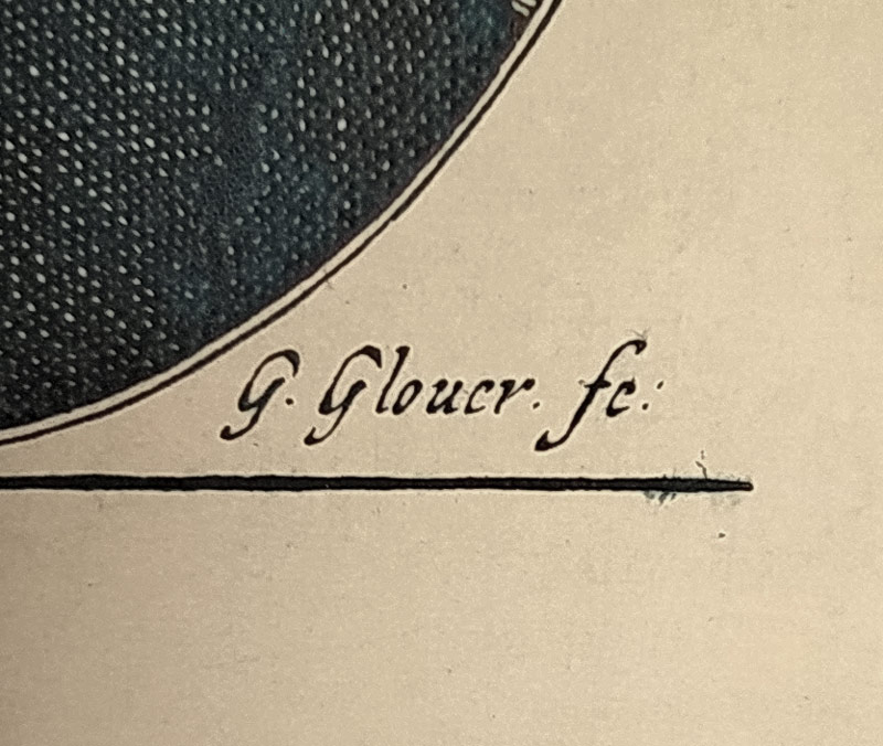Srb Martin, Glover George – Portrét Komenského z roku 1642, dva oceloryty, 1984