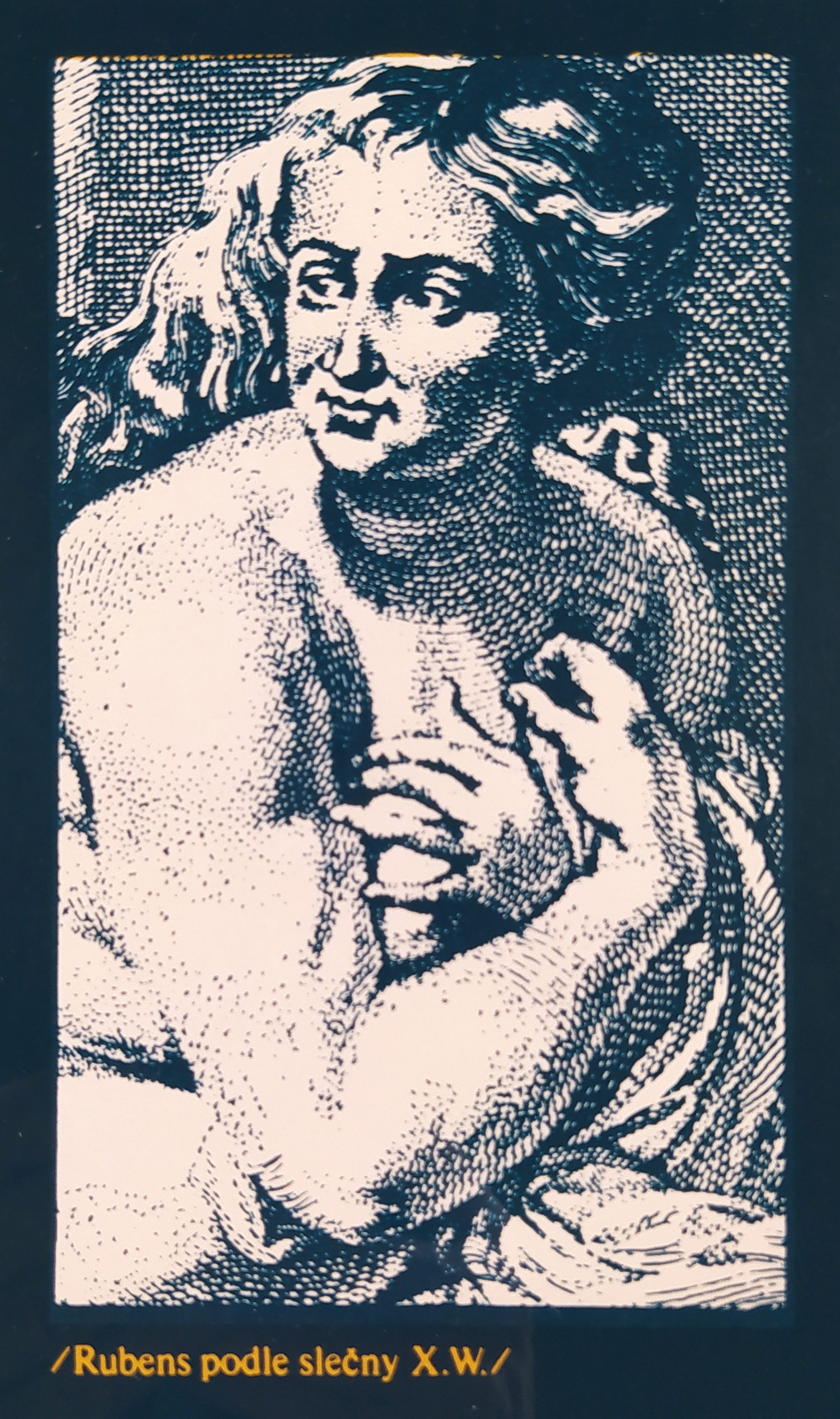 Born Adolf – Zuzana v lázni, Jiří Suchý & spol., divadlo Semafor, plakát, signovaný ofset, 1972