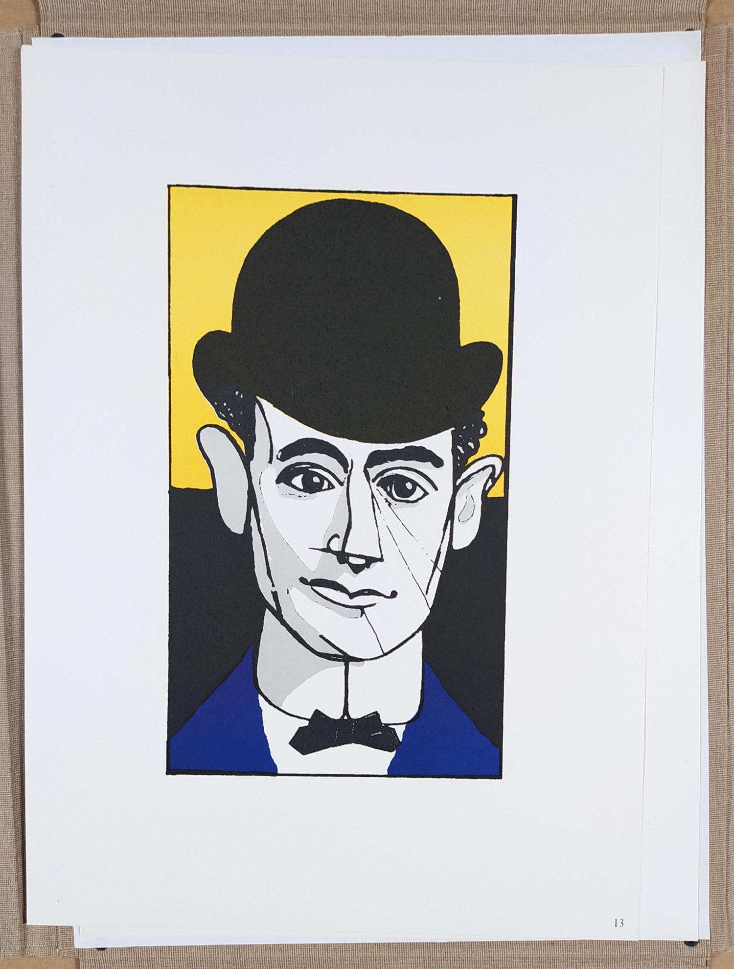Hoffmeister Adolf – Faces / Visages, album, serigrafie, číslováno: 11/100, 1997 