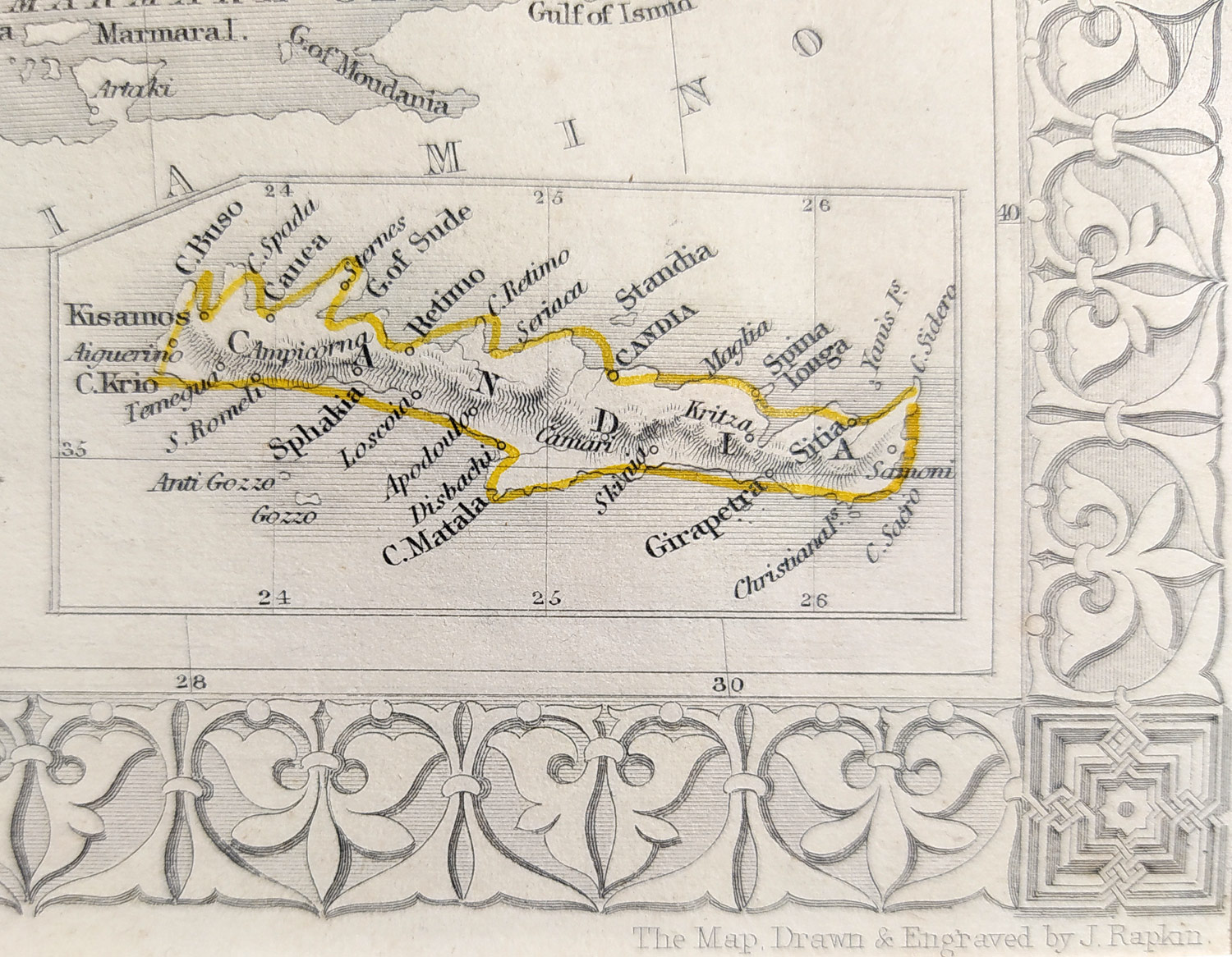Turecko v Evropě – John Rapkin, Henry Warren, John Rogers, oceloryt, 1851