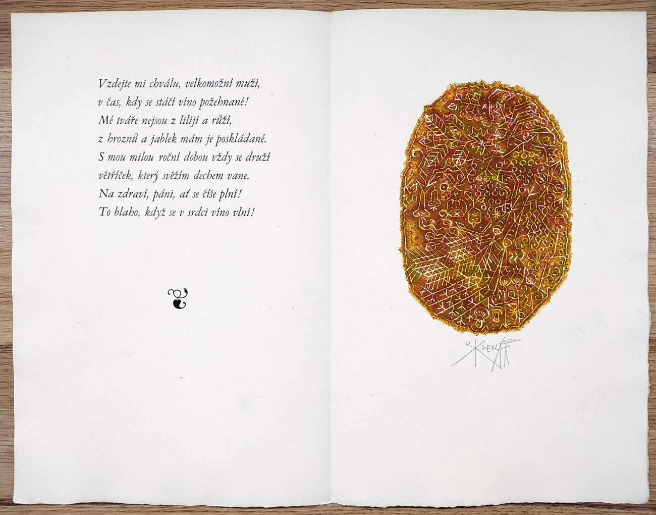 Sklenář Zdeněk – Pocta Arcimboldovi, pět signovaných litografií, bibliofilie, Praha, 1969