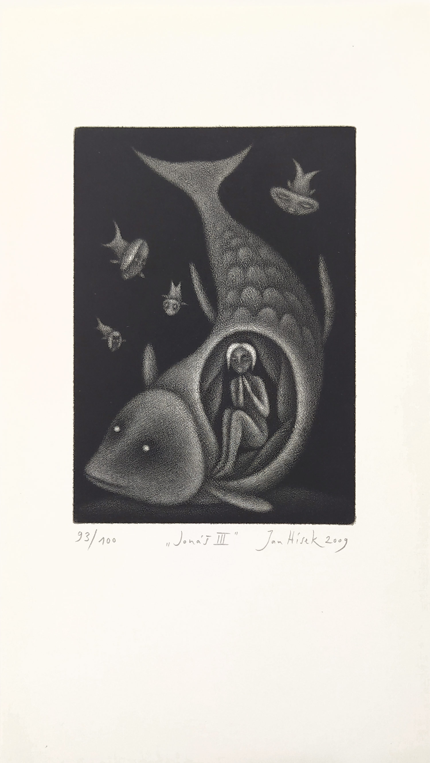 Hísek Jan – Jonáš: sedm mezzotint, ex. č. 93/100, 2009