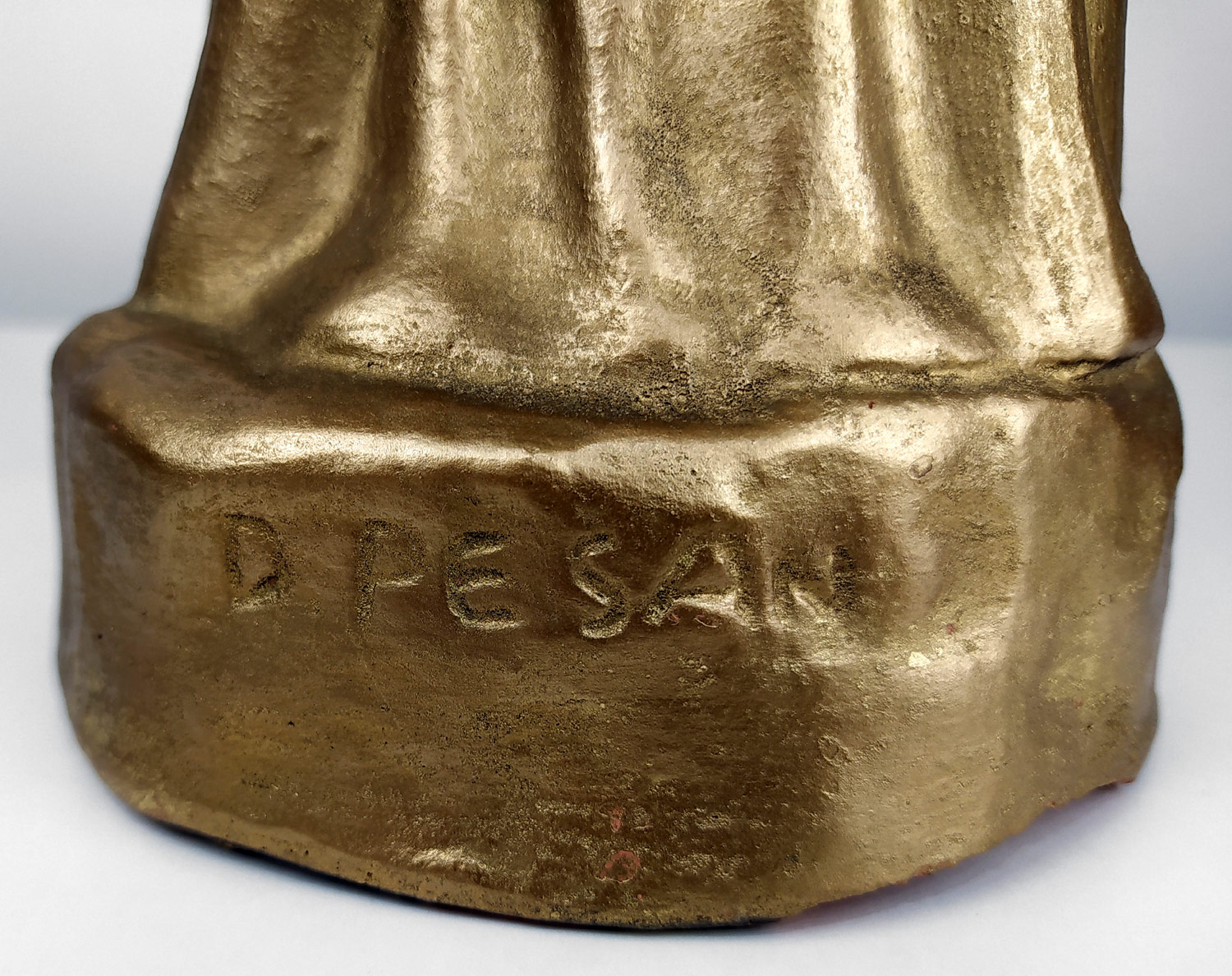 Pešan Damjan – Madona s Ježíškem, terakota, bronzová patina, ca 1930