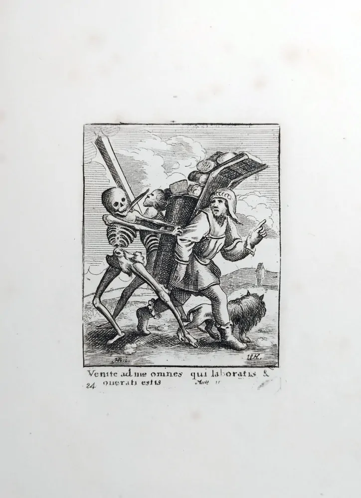 Hollar Václav – The Dance of Death, 33 původních mědirytů, Londýn, 1816