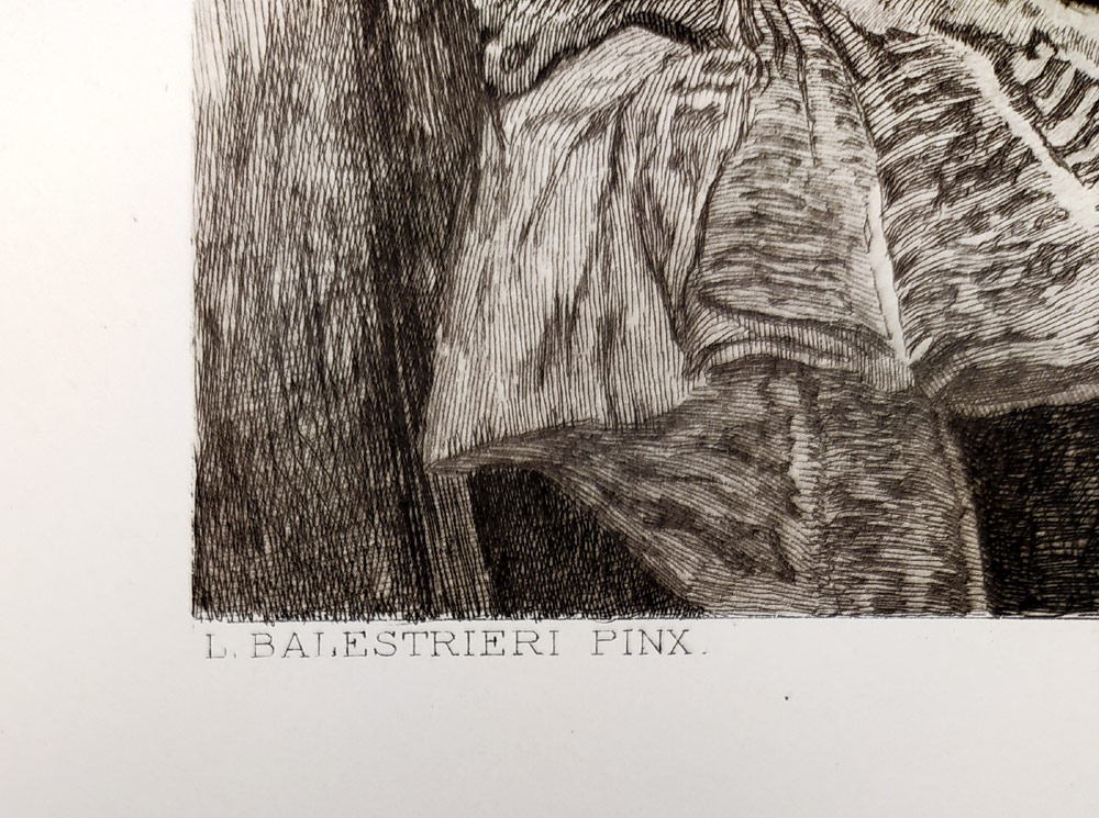 Beethoven – Balestrieri Lionello, Leo Arndt, původní lept, ca 1900