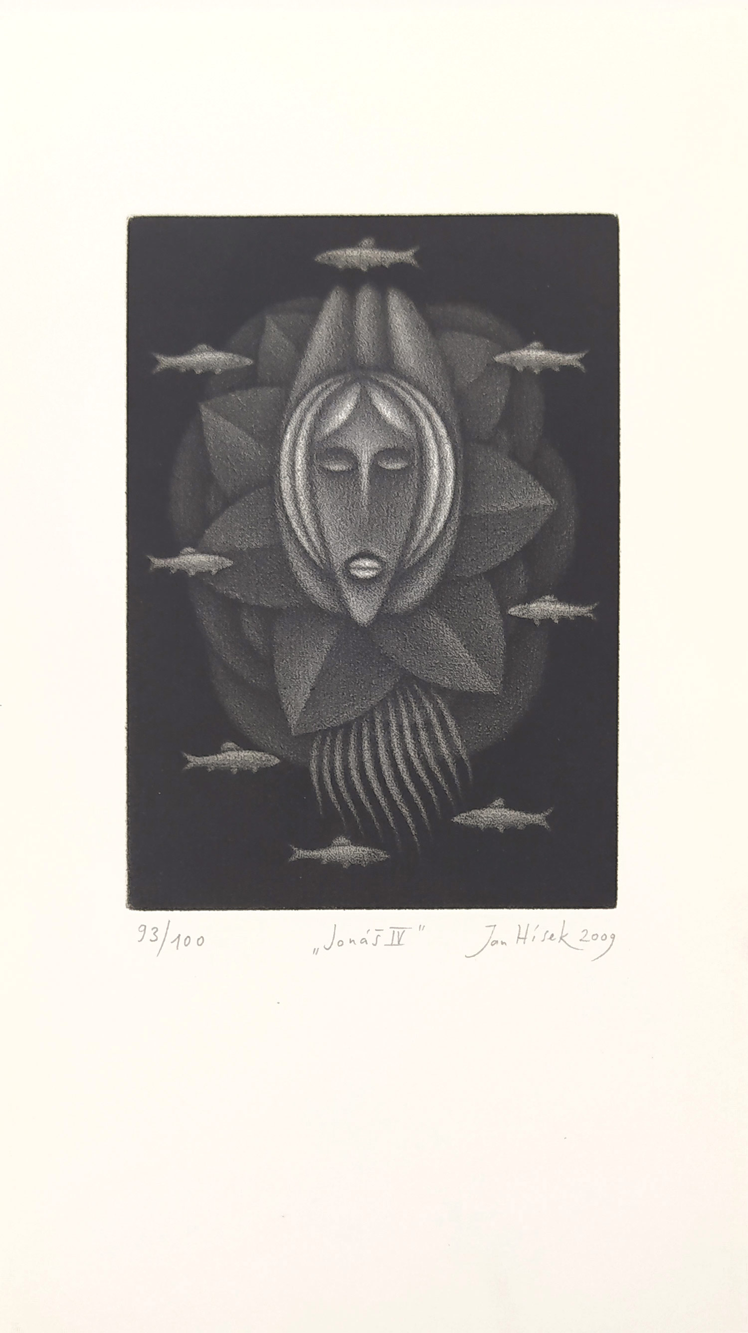 Hísek Jan – Jonáš: sedm mezzotint, ex. č. 93/100, 2009