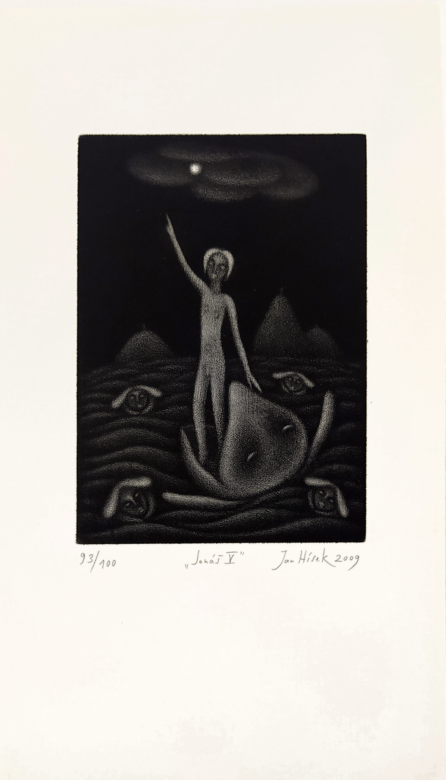Hísek Jan – Jonáš: sedm mezzotint, ex. č. 93/100, 2009
