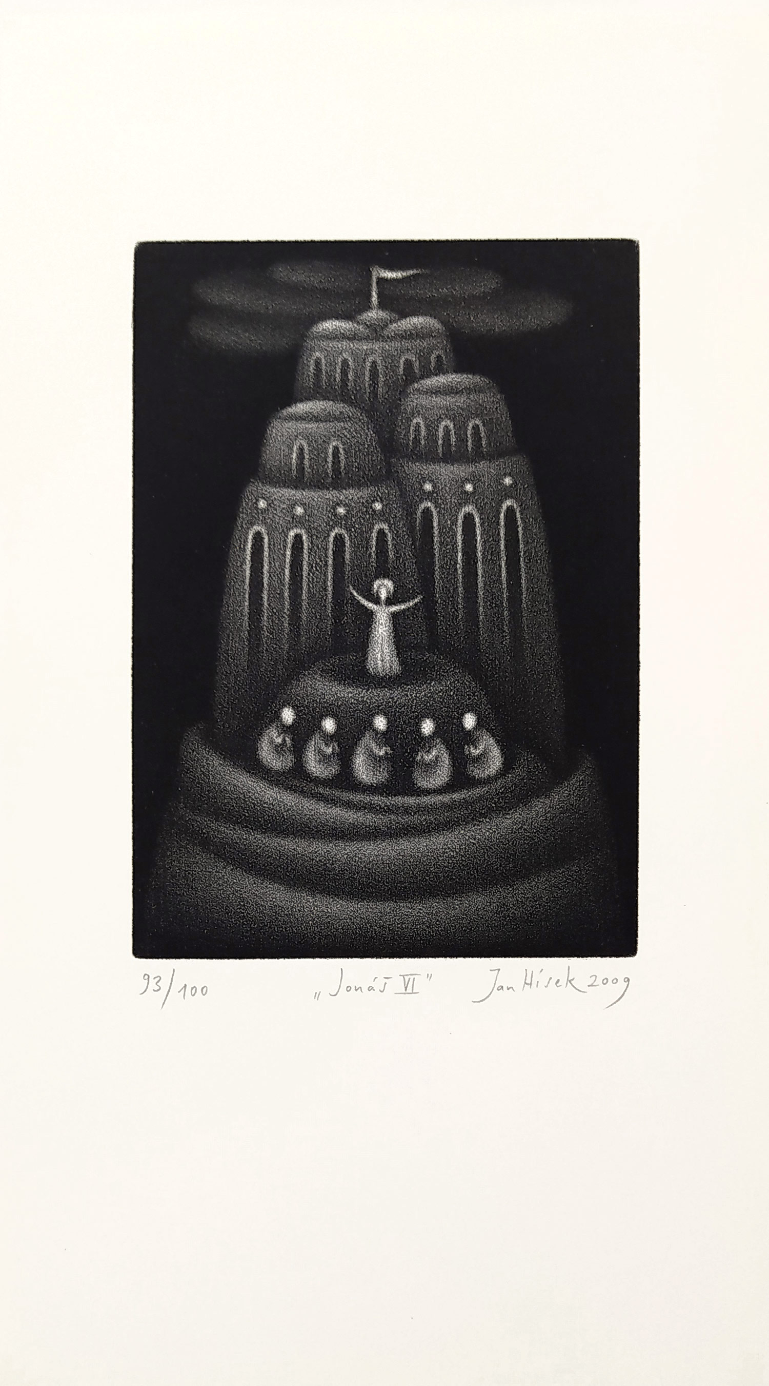 Hísek Jan – Jonáš: sedm mezzotint, ex. č. 93/100, 2009