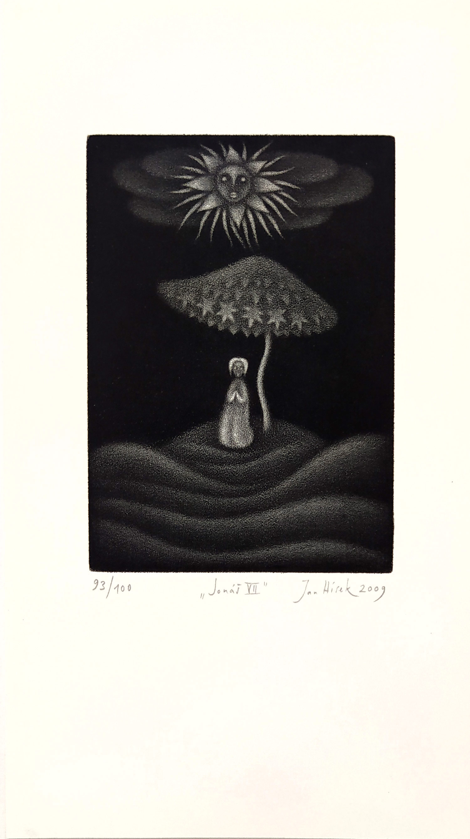 Hísek Jan – Jonáš: sedm mezzotint, ex. č. 93/100, 2009