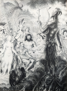 Švabinský Max – Satyr, původní litografie, 1938