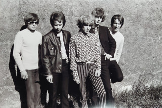 Rysová Hana – Viktor Sodoma, Radim Hladík – The Matadors, velkoformátová autorská fotografie, 1968