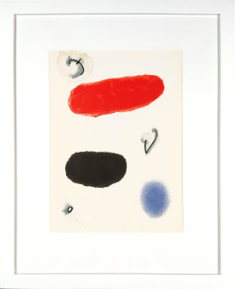 Miró Joan – Composition III., původní barevná litografie, 1961