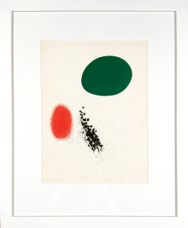Miró Joan – Composition (C), původní barevná litografie, 1961