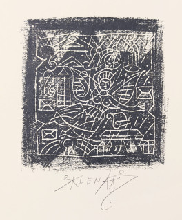 Sklenář Zdeněk – Mozartiana, původní litografie, 1961