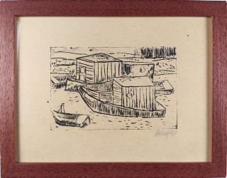 Beneš Vlastimil – Bez názvu, monotyp, 1947