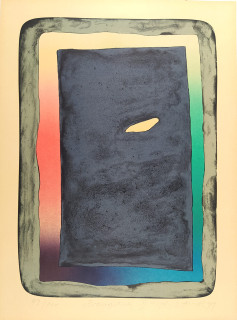 Lamr Aleš – Evangelidy II, barevná litografie, číslováno 92/100, 1991