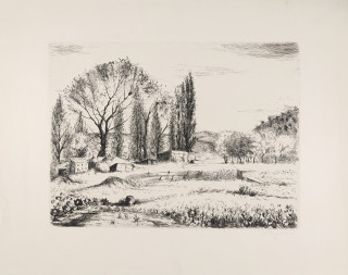 Milada Kazdová-Hirková – Letní den, lept, grafika, prodej, 1953