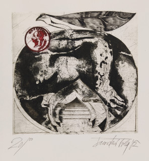 Květa Pacovská – Bez názvu, lept, grafika, prodej, 1972