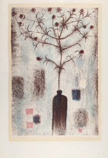 Alfréd Fuchs – Kytice, grafika, prodej litografie, 1970