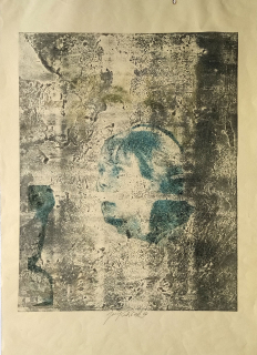 Kubíček Jan – monotyp, 1964
