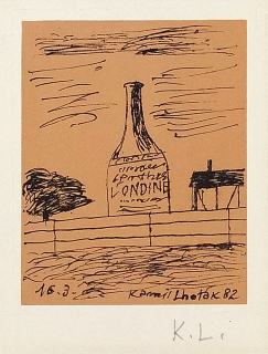 Lhoták Kamil – Bez názvu, serigrafie, 1982