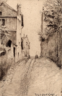 Rue du Mont Cenis –  původní lept, ca 1920