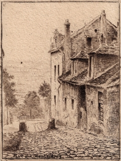 Rue du Mont Cenis –  původní lept, ca 1920