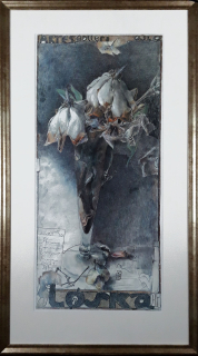 Janssen Horst – Umělecký plakát Galerie Artes „Loska“, ofset, 1979