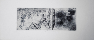Anderle Jiří – Bez názvu, lept, ca 1970