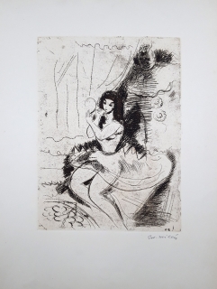 Milén Eduard – Tanečnice, původní lept, ca 1940