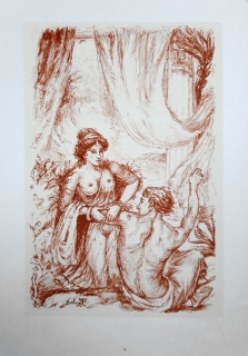 Dohnal Josef – Ilias, původní litografie, 1942