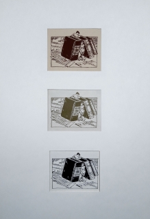 Rytíř Václav – 3 Ex libris Václav Rytíř, původní barevné litografie, ca 1920
