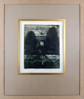Tomanová Emilie – Vzpomínka, původní číslovaný lept, ca 1970